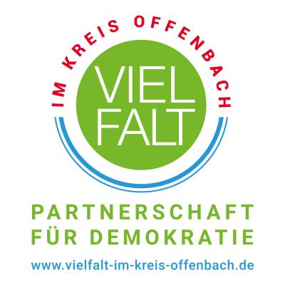 Das Logo der Partnerschaft für Demokratie im Kreis Offenbach 